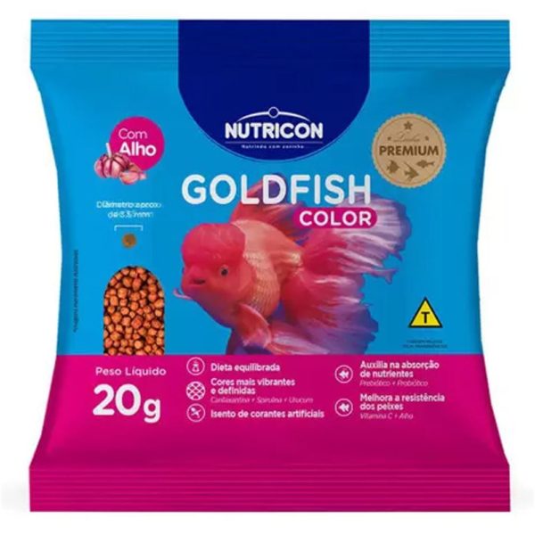 GOLD FISH COLOR COM ALHO NUTRICON