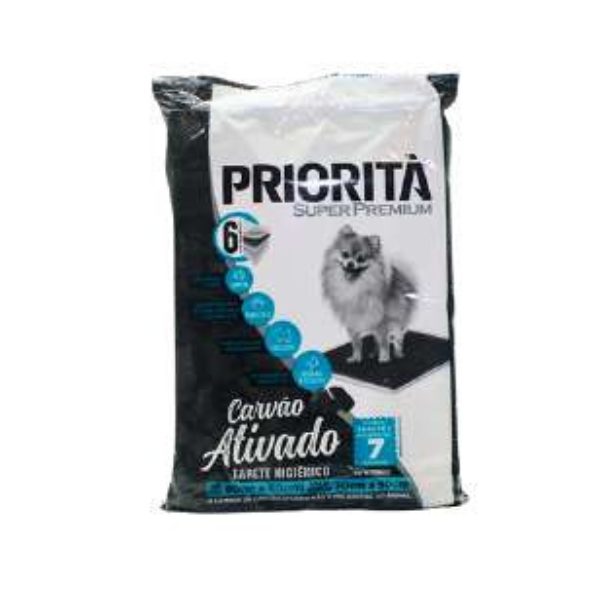 Tapete Higiênico Prioritá Carvão Ativado