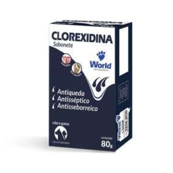 Sabonete Clorexidina Antisséptico World 80g