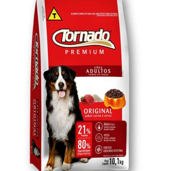 RAÇÃO TORNADO ADULTO ORIGINAL SABOR CARNE E ARROZ