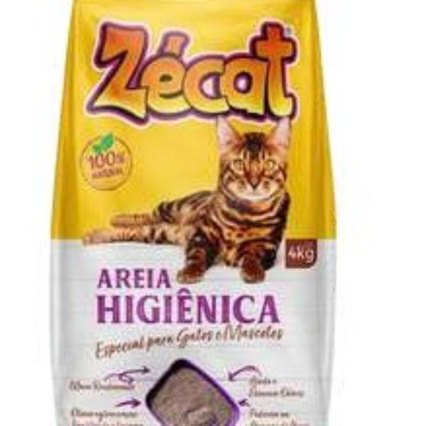 Areia Higiênica Zécat Fardo 5x4kg