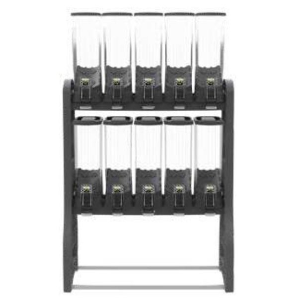 Móvel Dispenser Pro Preto 10x40L