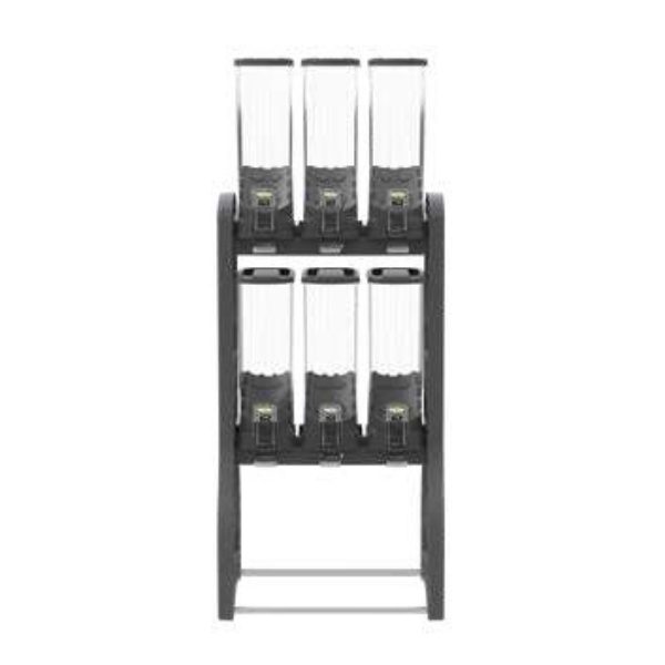Móvel Dispenser Pro Preto 6x40L