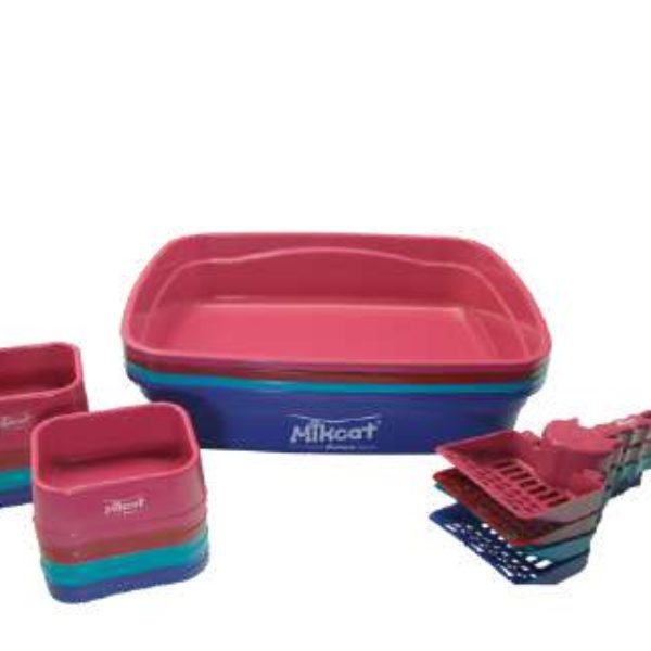 Kit Banheiro Gato Brinqpet Azul